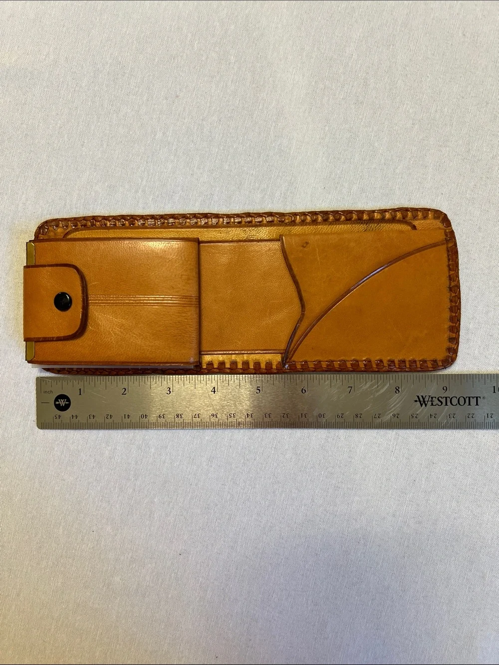 NEW Vintage Rolfs Hand Tooled Leather Wallet Billfold Embossed Western Buck Deer